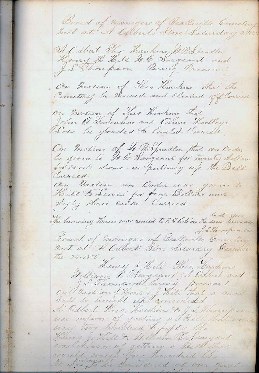 minute book